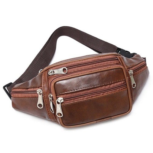 Large real leather bum waist - real,
