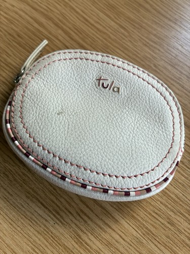Tula cream leather coin - coin, purse