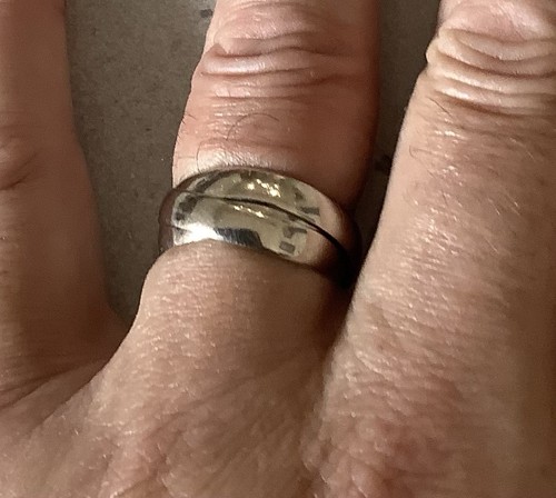 9ct white gold russian wedding - gold,