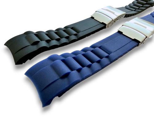 Curved end silicone rubber - curved,