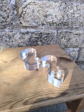 scultura lucite animali silvio russo guzzini vintage plexiglass anni 70 serpente