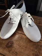 Men’s white leather Fred