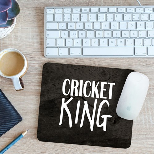 Cricket king mouse mat pad - cricket,