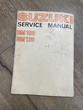 Suzuki service manual RM-100/RM-125•1975&76 models-Repair•Service help