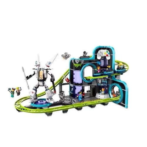 City robot world - city, roller