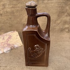 Antique Brown Stoneware Spirit