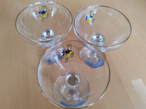 Babycham vintage 1970s glasses - vintage,