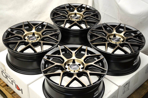 16x7 black bronze wheels - bronze, rims