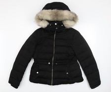 Zara Women Black Puffer Jacket