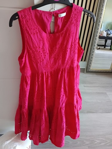 Girls next pink summer dress - girls,