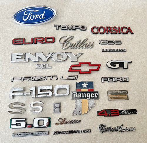Vintage auto truck emblems - auto,