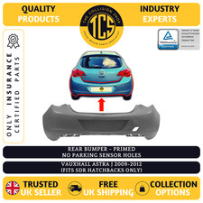 REAR BUMPER PRIMED FOR