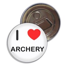Archery I Love Heart Fridge