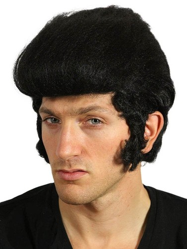 Elvis costume wig black - elvis, –