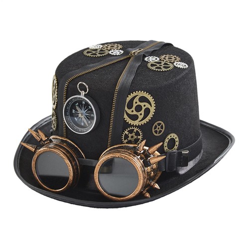 Steampunk hats with - steampunk, goggles