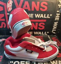 Vans Men's U.S. 11.5 Chukka Push Racing Red/White  VN000CZW6RT