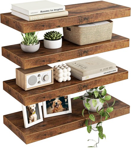 Set floating wall shelves - of,