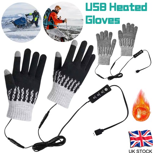 Heated gloves for men - gloves, men,usb