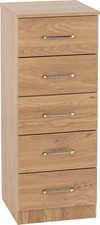5 Drawer Narrow Chest Dakota