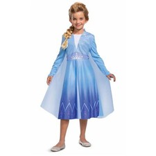 Girls Official Disney Frozen 2 Elsa Costume Kids Princess Fancy Dress 4 - 8 yrs