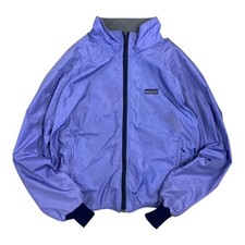 80s Vintage Patagonia Shelled Synchilla Purple USA-Made Jacket Raglan L F/S