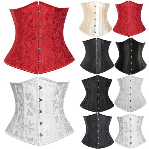 Steel boned waist - boned,