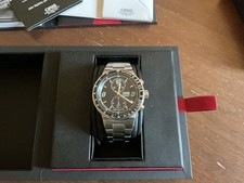 Oris Williams F1 Chronograph Watch On Steel Strap with Original Box Plus Papers