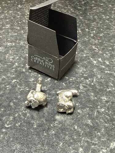 Carrol boyes pewter cufflinks - pewter,