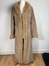 Vintage Y2K Real Suede Afghan