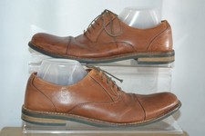 NEXT Men's brown leather lace up Oxford style shoes UK size 10