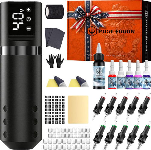 Poseidon complete tattoo gun - poseidon,