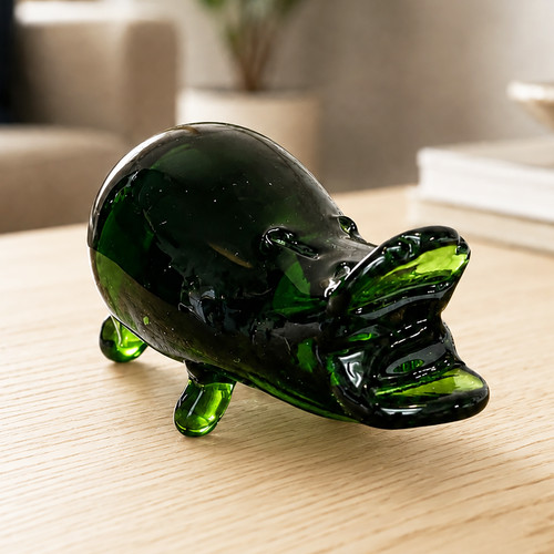 Vintage mid century hand blown - mid-century,
