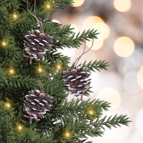 Christmas hanging pine cone - hanging,