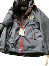 Men’s Navy Red Diesel Jacket