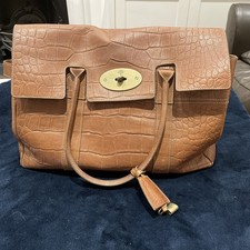 Mulberry Bayswater Oak Croc NVT Leather Rrp £1295