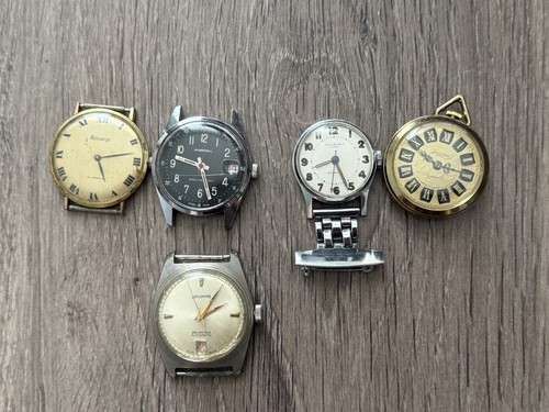 Vtg lot mechanical watches - vtg,