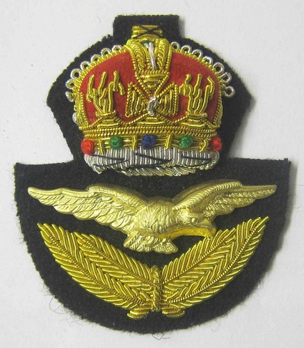Raf cap badge ww2 officer - raf,