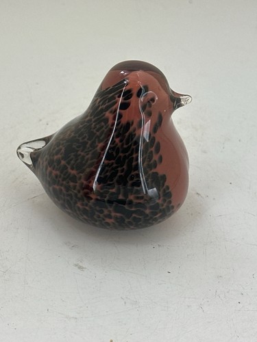 Handmade langham glass robin - langham,