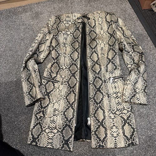 Zara zip front mid length - zip,