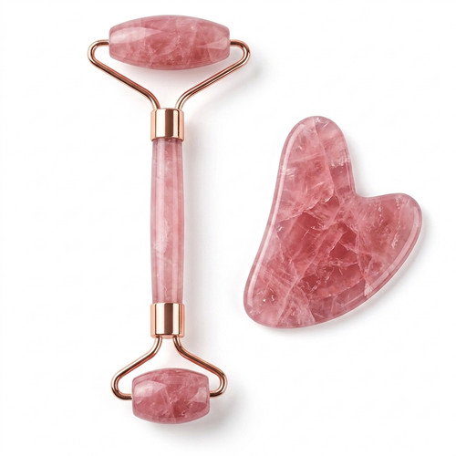 Jade roller and gua sha - and,