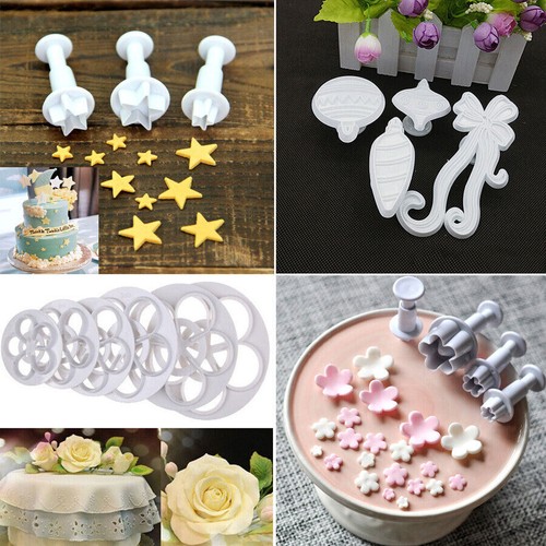 Plum flower icing cutter - plum,