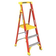 Fiberglass Platform Ladder Werner 720 Series