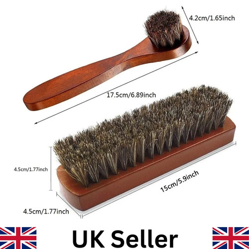 Horsehair shoe polish brushes - horsehair,