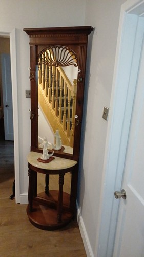 Vintage hall tree coat - hall, stand