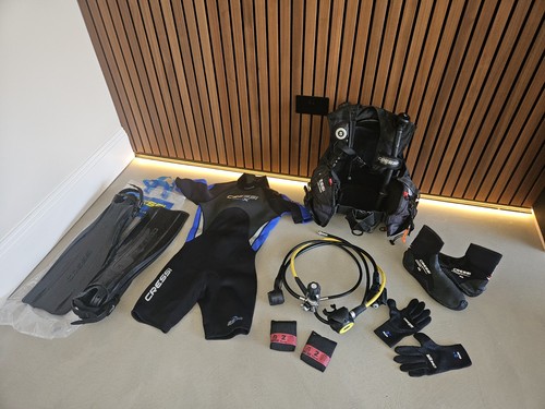 Scuba diving equipment set - diving,