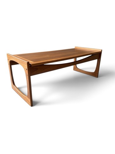 Mid century teak coffee - teak, table