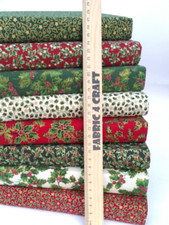 CHRISTMAS HOLLY FABRIC