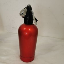 Vintage BOC Soda Siphon Red