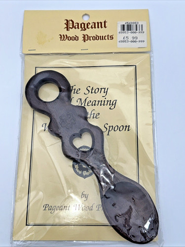 Vtg welsh love spoon - vtg, pageant