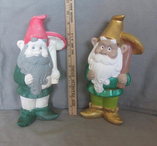 Vintage garden gnomes - vintage,